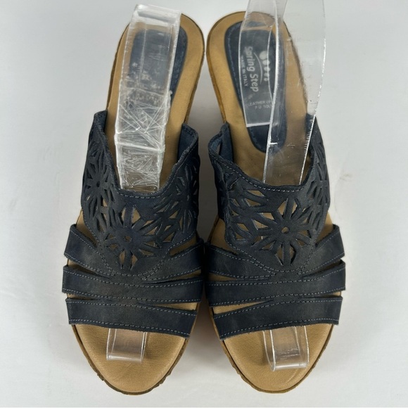 Spring step Women's Black Slip-On Sandals 40 - Picture 3 of 9